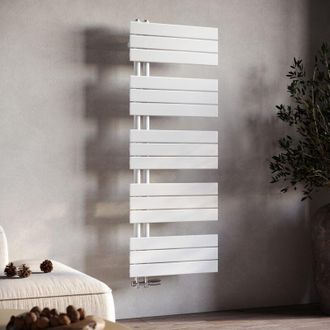 Sonni Scaldasalviette Acqua Calda Termoarredo Radiatore Design Laterale Verticale Scaldasalviette Connessione Laterale Antracite 760x500mm 679 w - Sonni