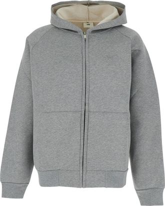 Autry Grey Logo Hood Sweatshirt