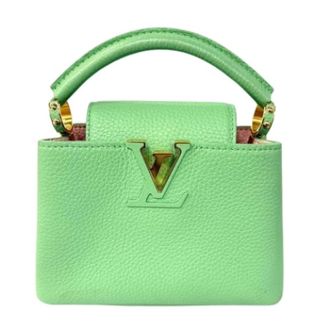 Louis Vuitton Pre-owned Vintage Mini Handbag - Dames - Pre-owned - Groen - Maat: ONE Size Leer