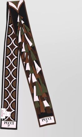 Pucci silk printed scarf