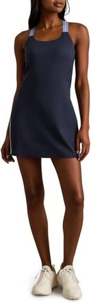 Rhone Retro Revive Cross Back Sports Dress in Navy Blue at Nordstrom, Size X-Large