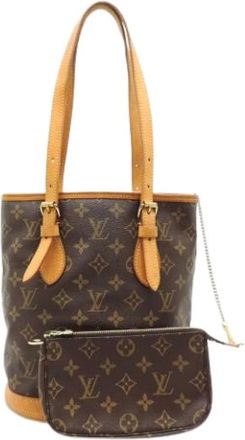 Louis Vuitton Bolso de hombro tipo saco Monogram Vintage Pre-owned - Pre-owned - Mujer - Marr&oacute;n - ONE SIZE