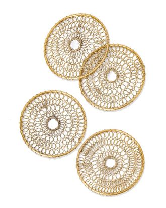 Tiramisu Set Of 4 Aeon Minimalist Mesh Coasters