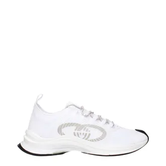 スニーカー GUCCI Women Sneakers 816818FAD7V 9055 White Gucci Womens Re-Web Low-Top Sneakers in White | Size 38.5