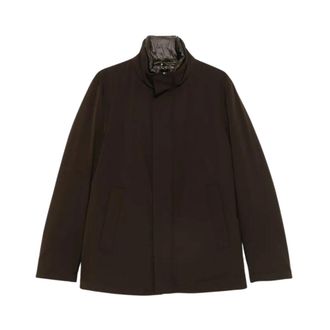 Montecore Jassen, Heren, Bruin, L, Polyester, Jack met hoge kraag