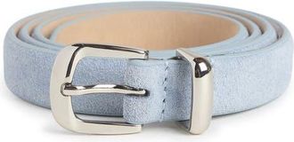 Favorite Daughter Suede Belt in Soft Blue at Nordstrom, Size X-Small