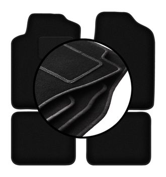 OEM Juego De Alfombrillas De Terciopelo Para: Chrysler Sebring I Convertible, Sed&aacute;n (1995-2001)