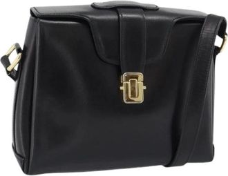 Gucci Pre-owned Vintage Schoudertas - Dames - Vintage Schoudertas - Zwart - ONE Size - Leer - Vintage