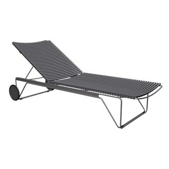 Houe CLICK Chaise Longue verstellbar, dunkelgrau