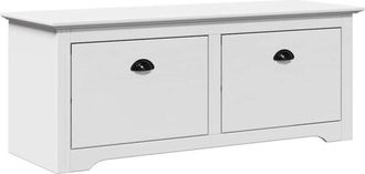 vidaXL Vidaxl - Hallway Bench bodo White 114x40x45 cm