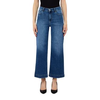 Liu Jo Wide Jeans, female, Blue, Size: W28 Wide Jeans