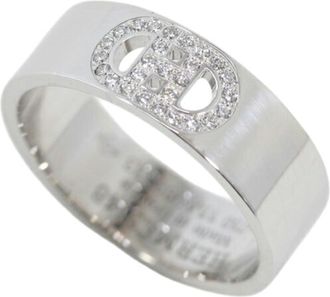 Herm&egrave;s Chaine Dancre Band Ring (Pre-Owned)
