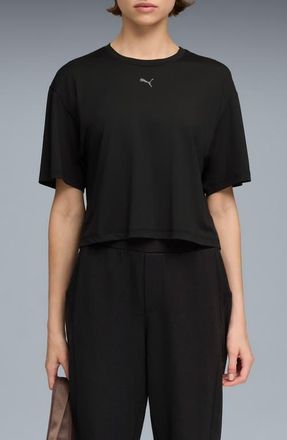 Puma CLOUDSPUN Relaxed T-Shirt in Puma Black at Nordstrom, Size X-Large