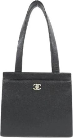 Chanel Pre-owned Caviar Skin Shoulder Bag - Dames - Vintage Schoudertas - Zwart - ONE Size - Leer - Vintage