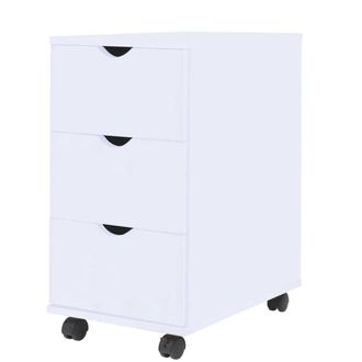 Berkfield Home Drawer Unit 45x33x60 cm White | Size: 45 x 33 x 60 cm