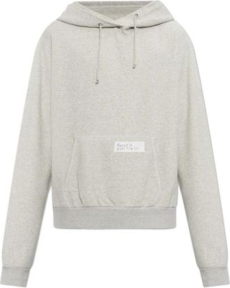 Maison Margiela Hoodie - Heren - Hoodies - Grijs - XL - Katoen - Hoodies & sweatvesten