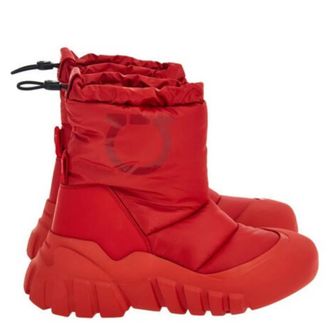 Ferragamo Deode Gancini Padded Ski Boots, Size 7 C