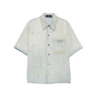 Amiri Hombre, Camisas, Azul, Talla: 2XL