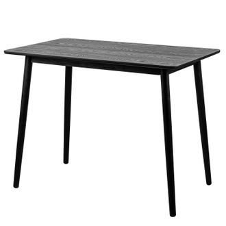 Nordlys Dining Table for 4 People (L120 cm) Rectangular Wood in Black