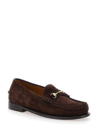 Sebago Womens Loafers Joe Modena Brown Suede Upper