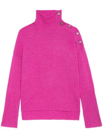 Zadig&Voltaire Alma Bijoux jumper - women - Cashmere - L - Pink