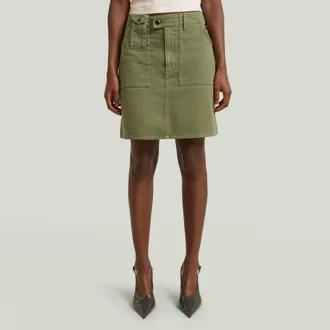 G-Star Short Cargorok - Groen - Dames