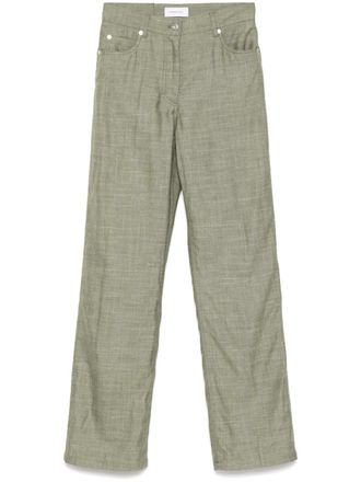 Ferragamo Straight broek - Groen