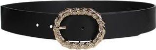Linea Pelle Crystal Buckle Belt in Black at Nordstrom Rack, Size X-Large