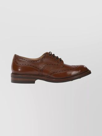 Trickers leather derby shoes