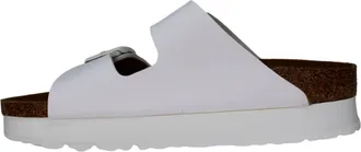 Birkenstock Arizona Papillio Flex Platform Sandal White 1027416 Womens