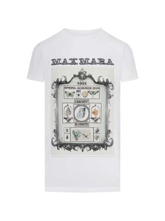 Max Mara katoenjersey T-shirt zwart