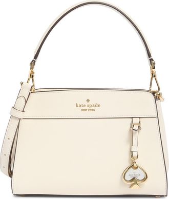 Kate Spade New York madison saffiano leather small satchel in Meringue at Nordstrom Rack