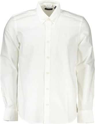 North Sails Wit Katoenen Overhemd voor Mannen - Heren - Casual Overhemden - Wit - M - Katoen - Overhemden