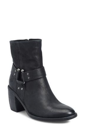 B&oslash;rn Dakota Bootie in Black Leather at Nordstrom Rack, Size 6.5