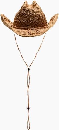 H&M Straw Cowboy Hat in Beige at Nordstrom, Size Medium