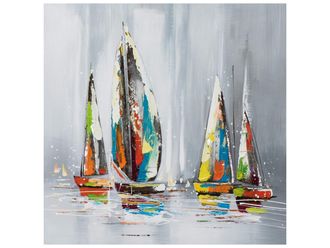 Schubiger M&ouml;bel Bild Segelboote im Herbst