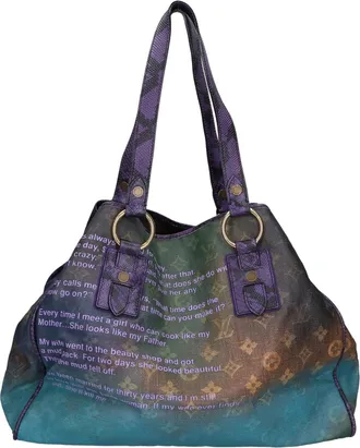Louis Vuitton Violet Pvc Tote Bag (Pre-Owned)