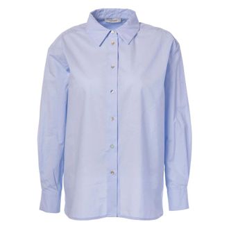 Jcsophie Dames, Blouses & Shirts, Blauw, Maat: XL Katoen