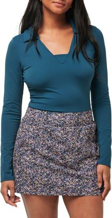 Travis Mathew Where it Counts Long Sleeve Top in Atlantic Deep at Nordstrom Rack, Size X-Small