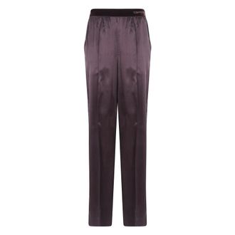 Tom Ford Straight Trousers - Trousers - Mujer - Marr&oacute;n - M