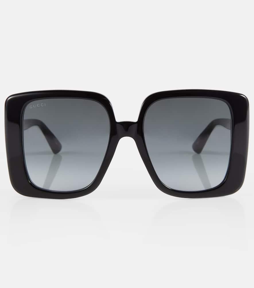 サングラス GUCCI Gucci - GG1834S - 001 black black grey Gucci GG1834S 001 Cat Eye Sunglasses Black - eye-oo.com