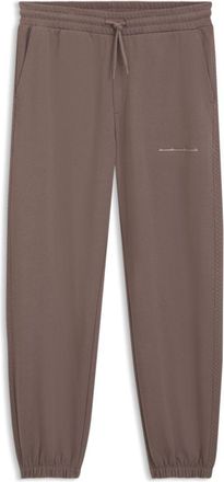 HUGO BOSS Relaxed-fit cotton pants with streetwear logo