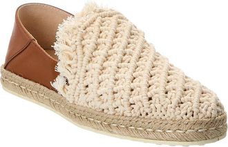 Tod's Dnu Pack Tods Crochet & Leather Loafer