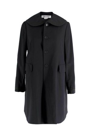 Comme Des Garçons Comme Des Garcons Black Coat with Peter Pan Collar Size S