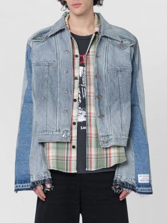 Gallery Dept. panelled denim jacket distressed front pockets