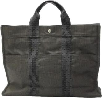 Herm&egrave;s Pre-owned Fabric totes - Dames - Vintage Shopper - Zwart - ONE Size - Vintage