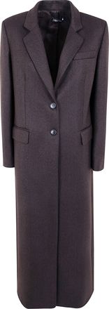 DRHOPE Coat Single Breasted Long