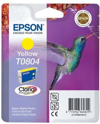 Epson Hummingbird Cartucho T0804 Amarillo (etiqueta Rf)