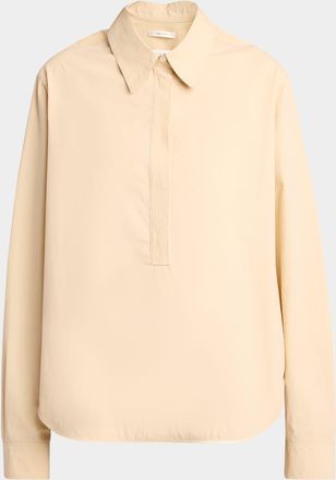 The Row Margan Cotton Collared Shirt
