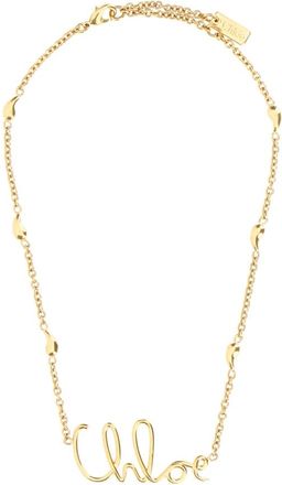 Chlo&eacute; Ketting - Dames - Kettingen - Geel - ONE Size - Leer - Accessoires